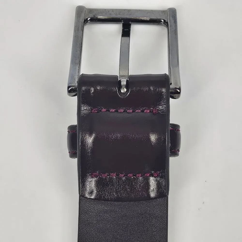 FLORSHEIM GENUINE LEATHER BELT – DARK BROWN – 37